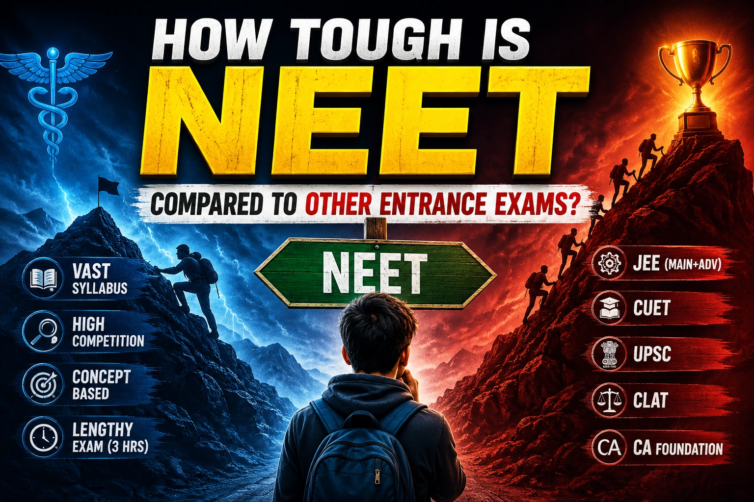 How Tough Is NEET Compared to Other Entrance Exams